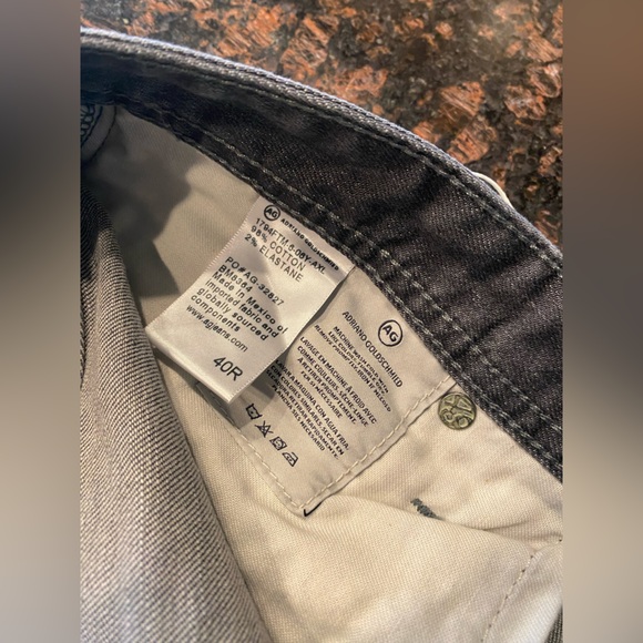 AG adriano goldschmied AG-ED the Everett Slim Straight size 40R mens Dark Gray - Picture 6 of 7